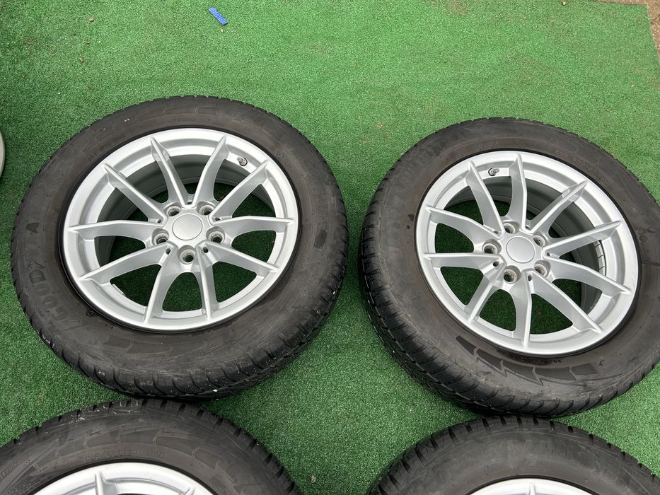 5х112 16 за мерцедес ЕТ 22 със зимни гуми