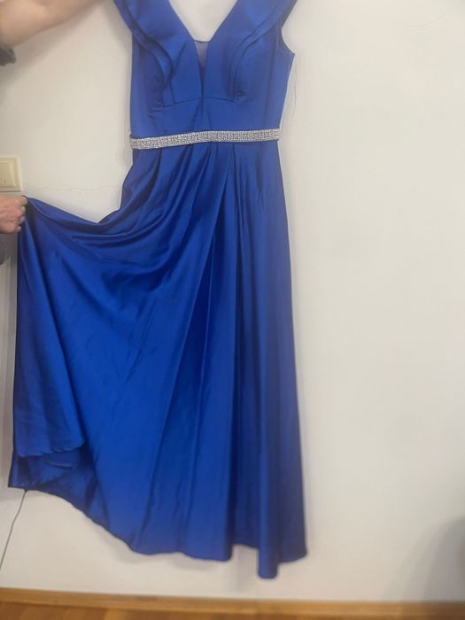 Rochie lunga albastră