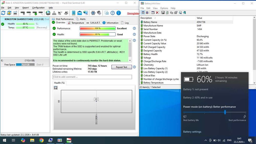 Lenovo Thinkpad X260 i5 8GB 240GB 3G