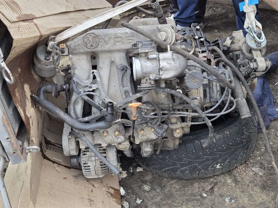 Двигатель 2.8 vr6 AES с АКПП
