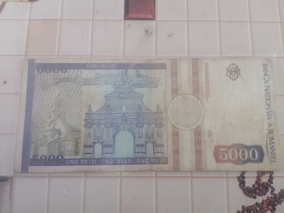Bacnota 5000 lei an 1993