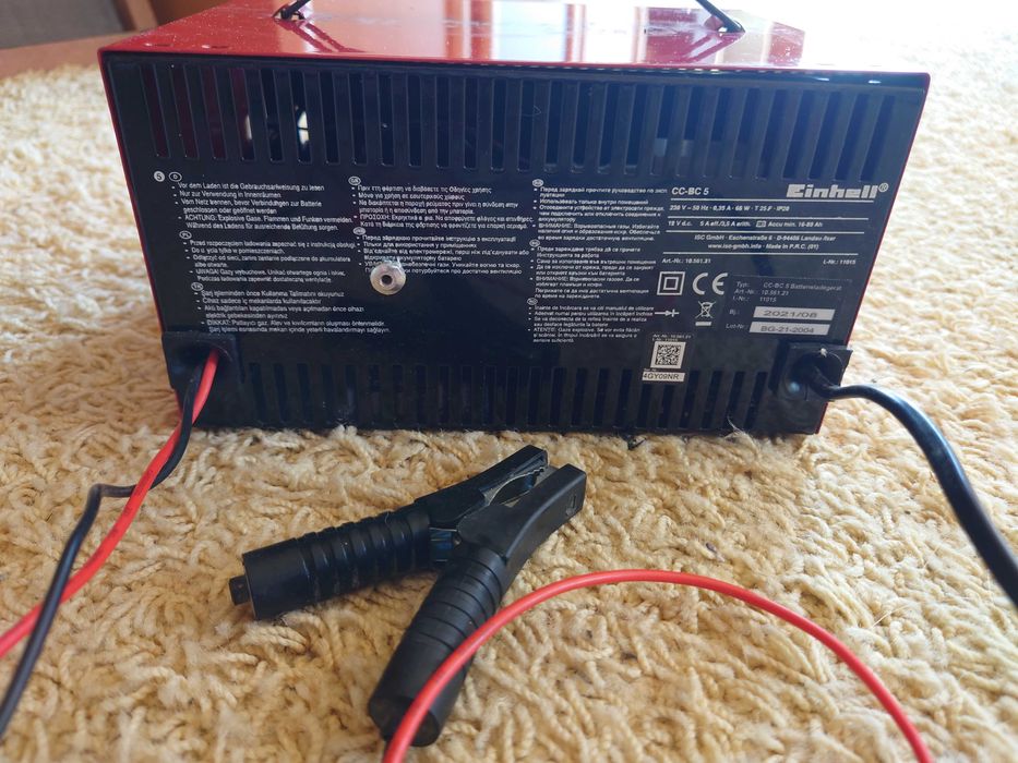 Зарядно устройство за акумулатор на автомобил Einhell CC-BC 5 (12V)