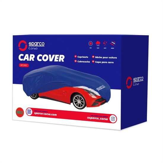 Здраво Спортно Sparco Покривало за Кола Автомобил брезент за коли