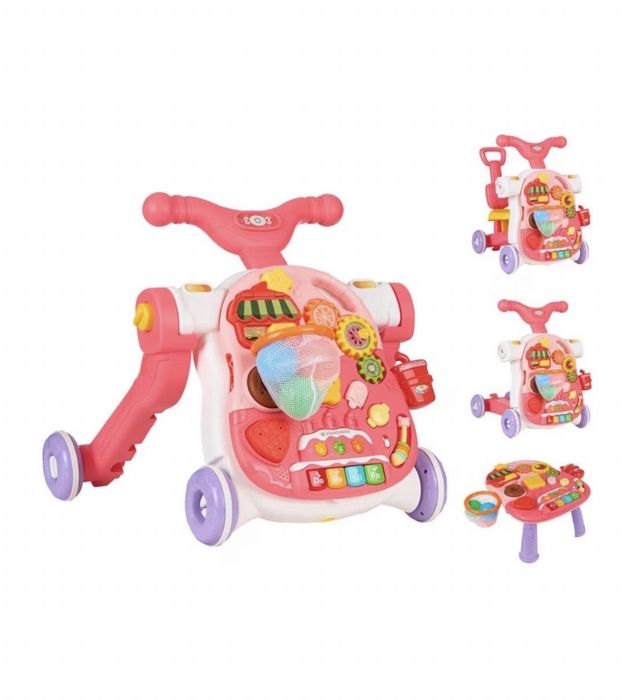 Проходилка Мултифункционална Huanger 4в1 Розова