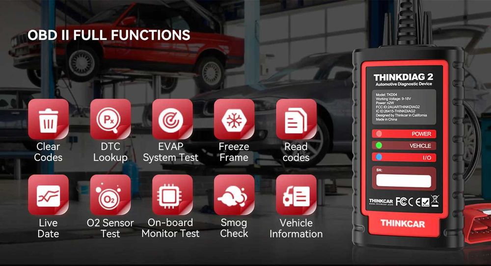 Автомобилна OBD2 диагностика с уред Thinkcar Thinkdiag 2.0 Launch X431 Pro3S+