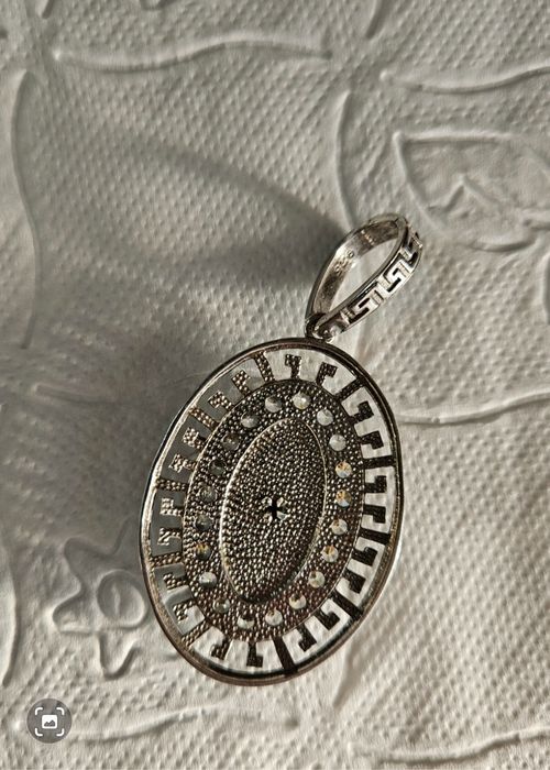 масивна сребърна висулка