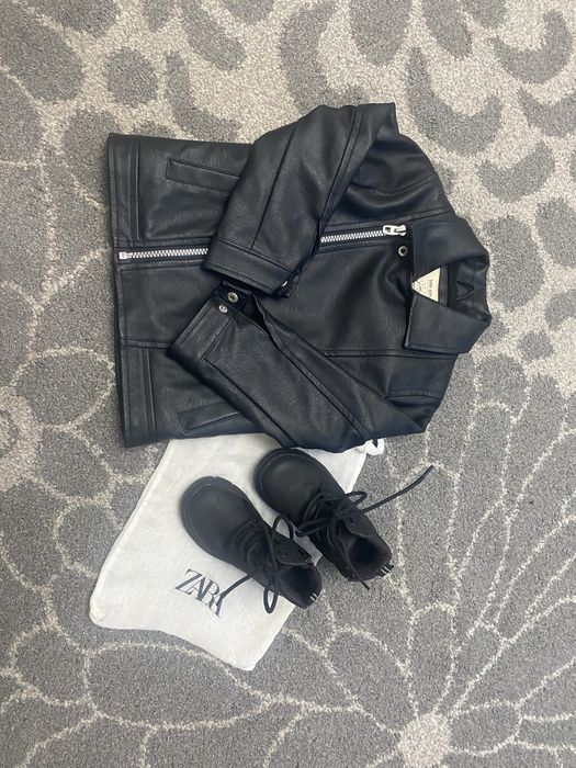 Продам кожанную куртку и ботиночки