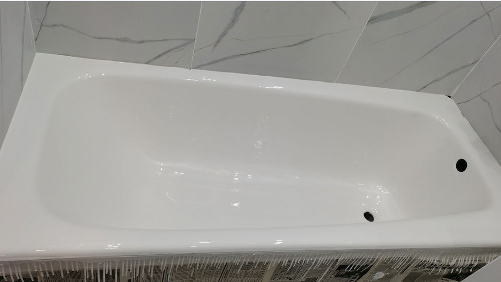 Профессиональная реставрация ванн жидким акрилом.