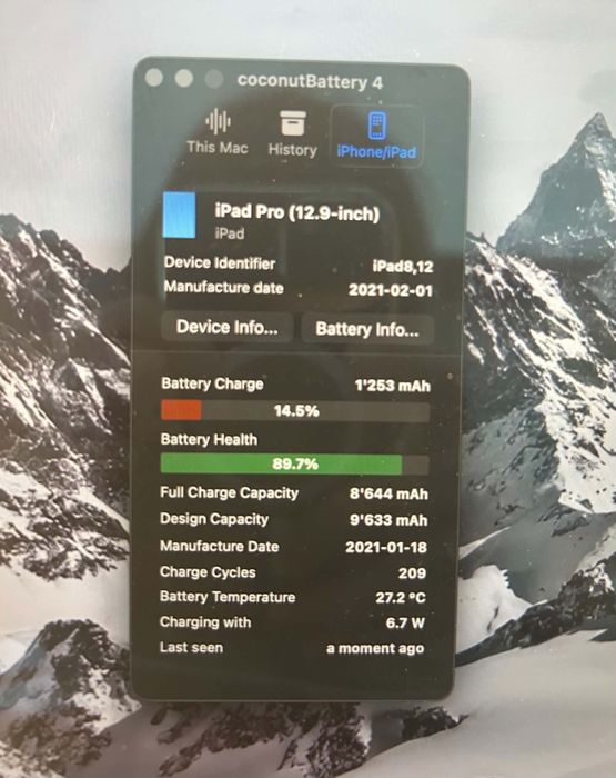 IPad Pro 12.9" 4th gen 128 Gb Cellular Magic Keyboard