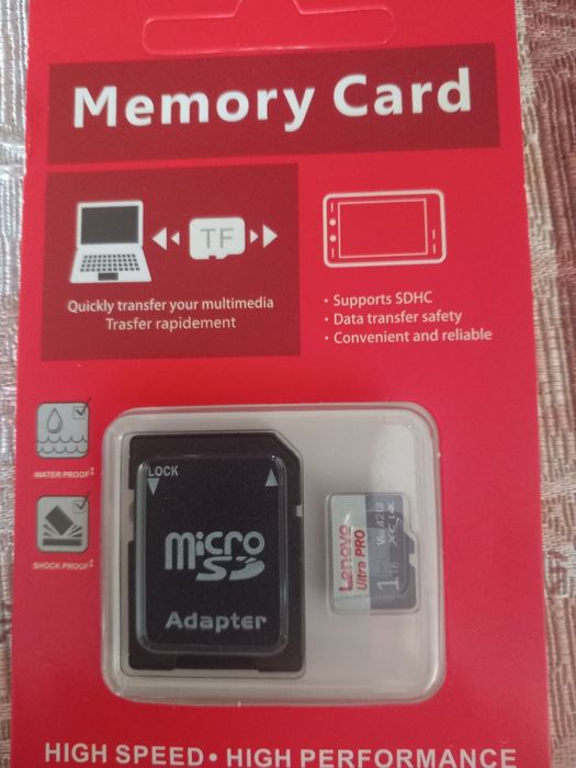 LENOVO ultra PRO sd карта