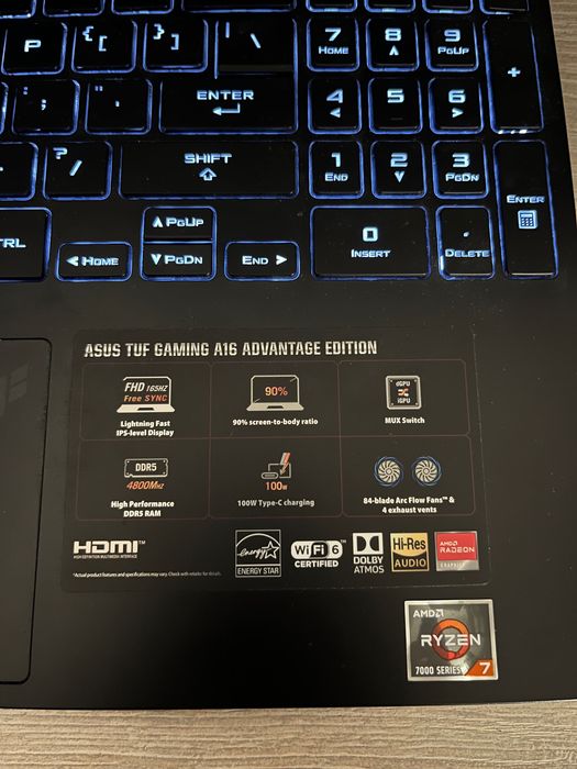 Мощный Игровой Ноутбук TUF A16 Advantage Edition