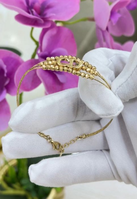 Золотое браслет из Турции, проба 585, вес 5,68 гр размер 18 см