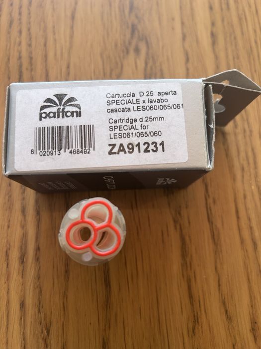 Оригинална картуша / глава за смесител Paffoni 25 мм диаметър