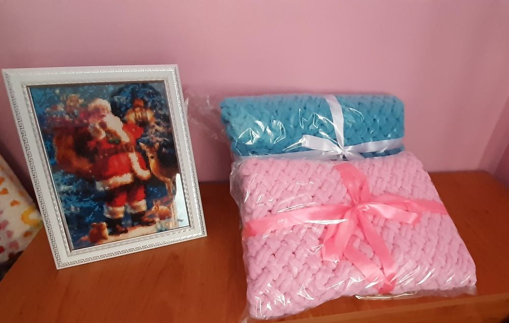 Плетени бебешки одеала