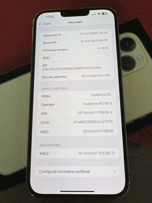 Iphone 13 Pro Max 256 gb