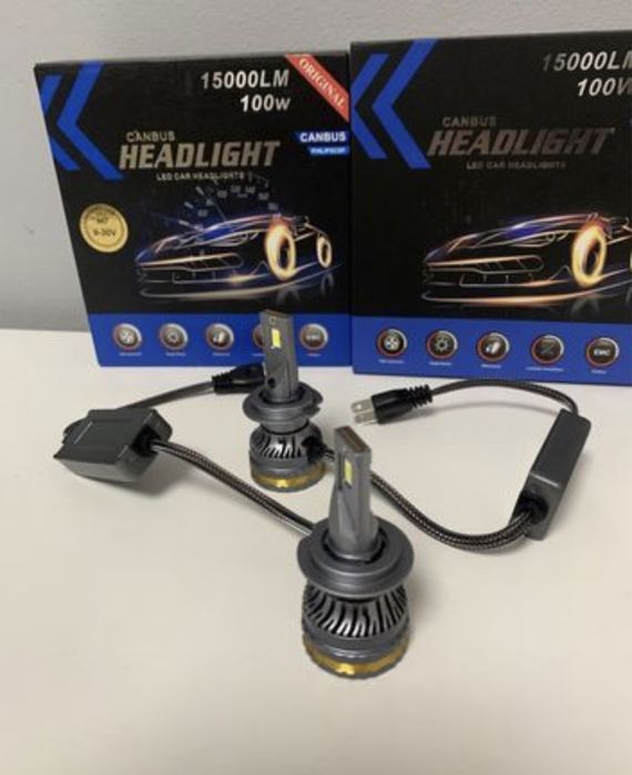 Led-uri CANBUZ H7, H1, H11, Hb4, H4 - Cadou un set leduri