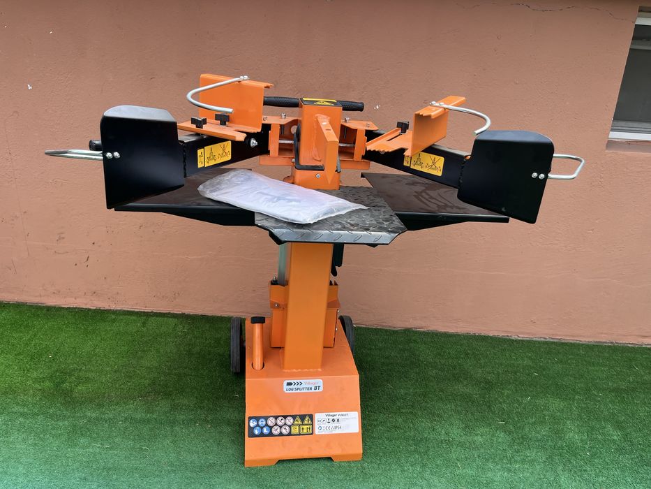 Нова Вертикална Цепачка за Дърва Villager 3000W.8тона.Внос Германия