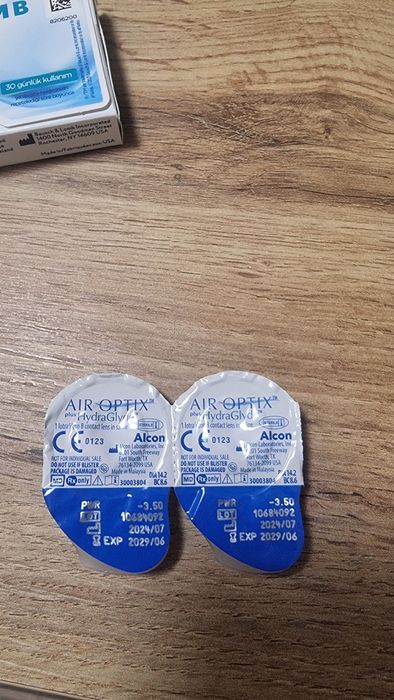 Контактни лещи - диоптър - 3,5