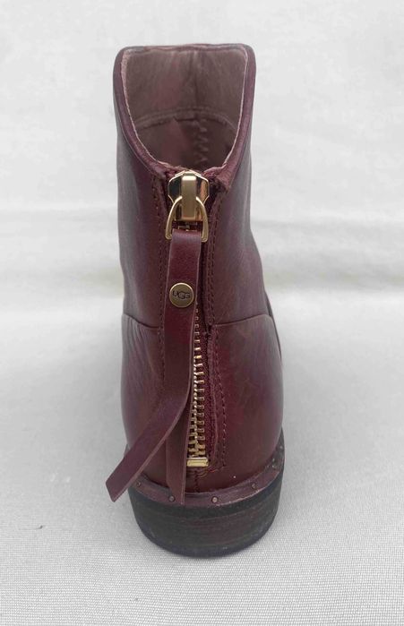 UGG Bruno Superbe Ghetute Maro Piele Office Casual Original UK