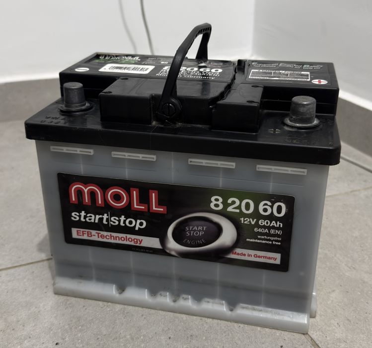 Baterie auto Moll start/stop EFB 60Ah 600A
