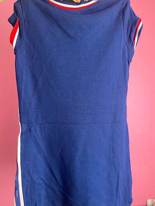 Синя рокля на Guess