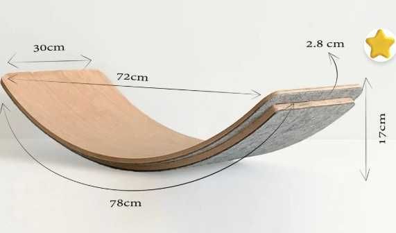 Баланс борд, Баланс Дъска Монтесори Balance board Дъска за балансиране