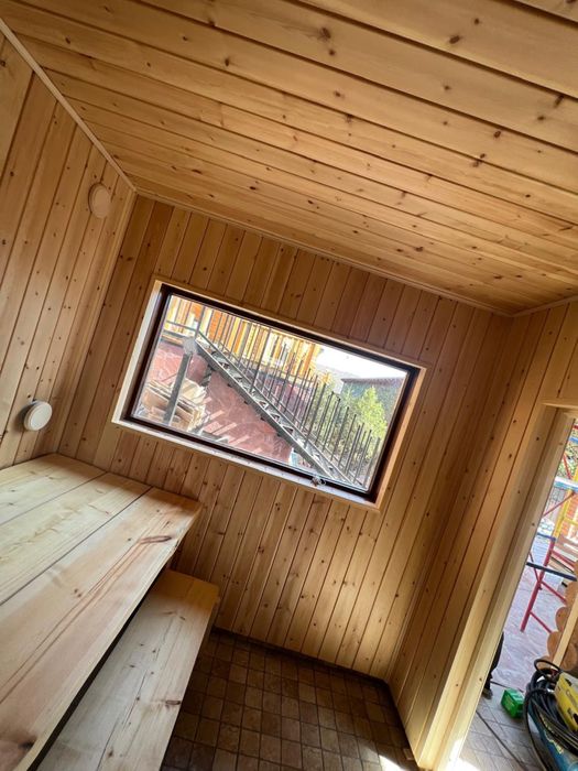 Отделка бань домов