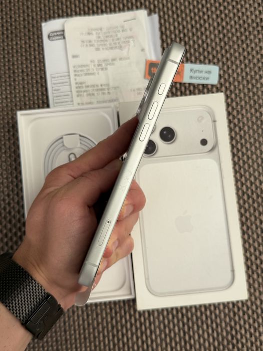 КАТО НОВ‼️iPhone 17 Pro Max Silver•24м ГАРАНЦИЯ 256Gb*ЛИЗИНГ TBI BANK
