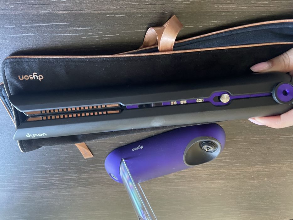 Dyson Corrale HS03, Black/Purple, с оригинален калъф и зарядна стойка