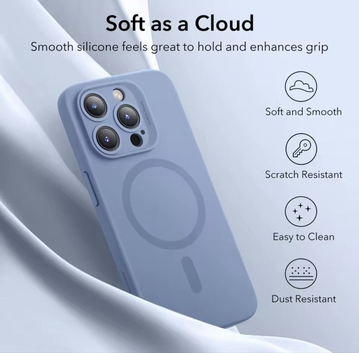 ESR Soft case Iphone 15 pro black