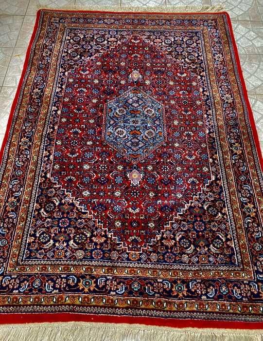 Superb covor persan-Bidjar-manual-lana-eticheta autenticitate-Iran
