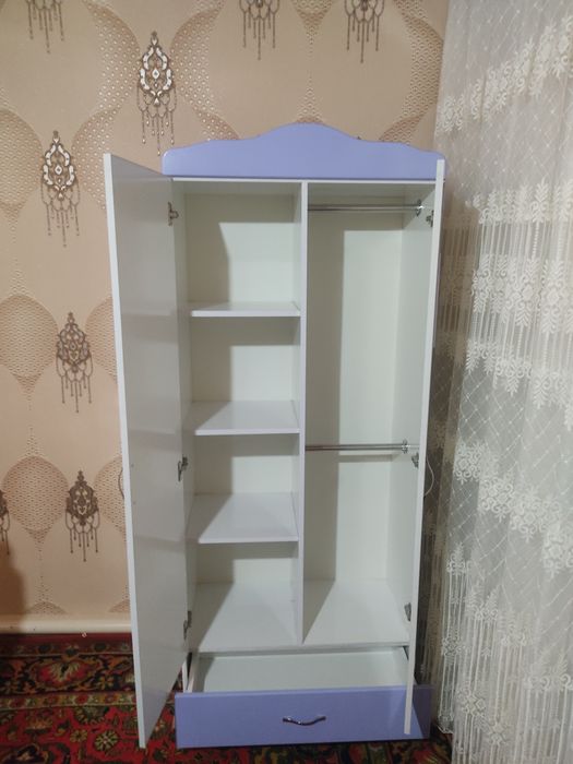 Янги болалар крават ва шкафи