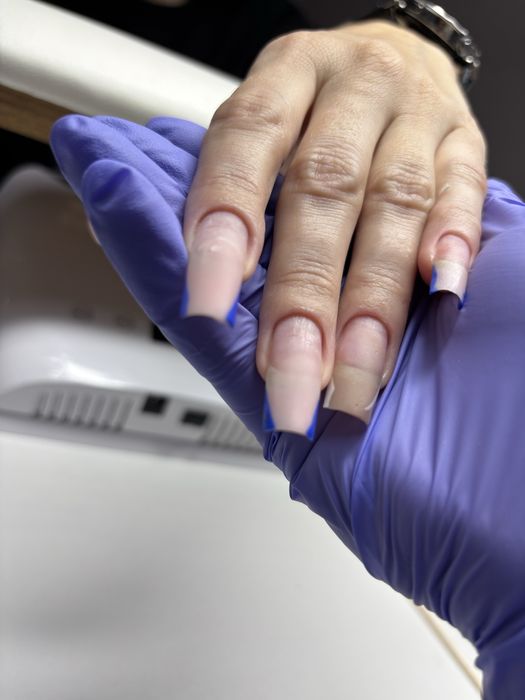 Маникюр гельпокрытие укрепление наращивание