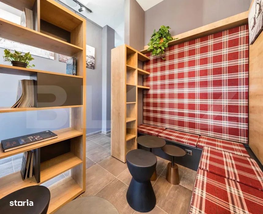 Spatiu comercial 55 mp | Cafenea complet amenajata | Coresi – Tracto