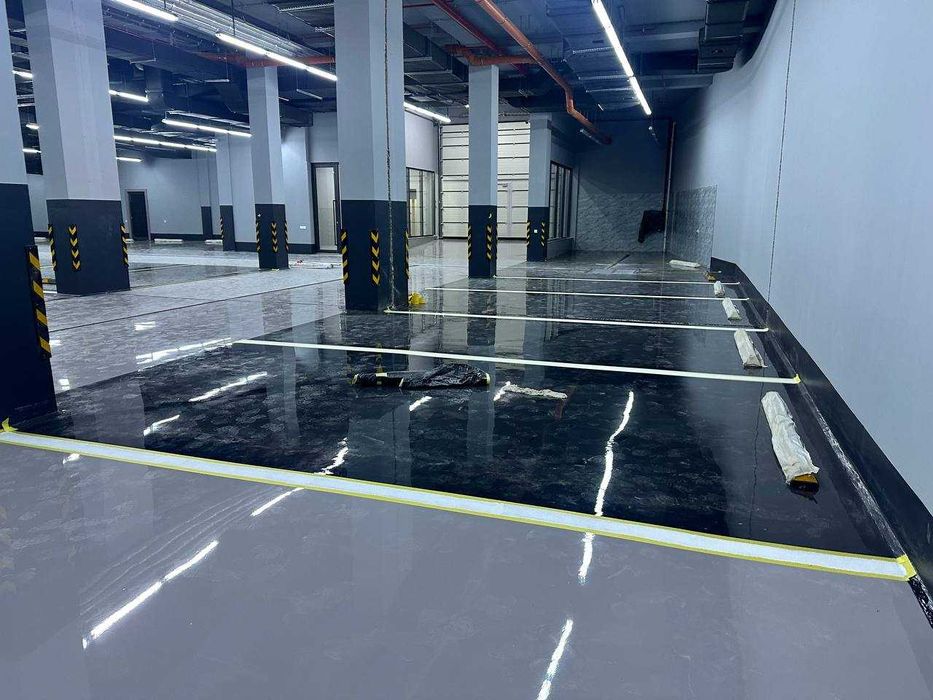 Эпоксидный наливной пол с гарантией. производство Турция