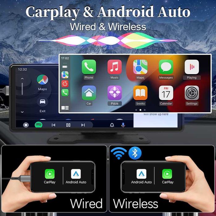 Sistem Multimedia Carplay Android Auto NAVI 10 inch + camera marsarier