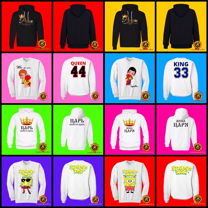 Изготовление Футболок, Худи и Свитшотов на заказ.