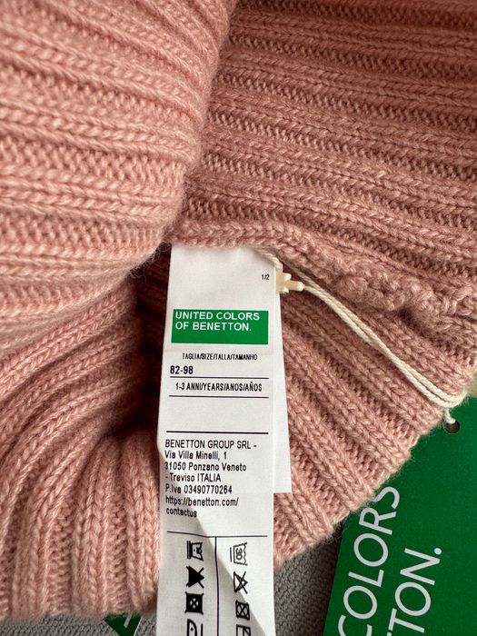 Бебешки зимни шапки Benetton – чисто нови