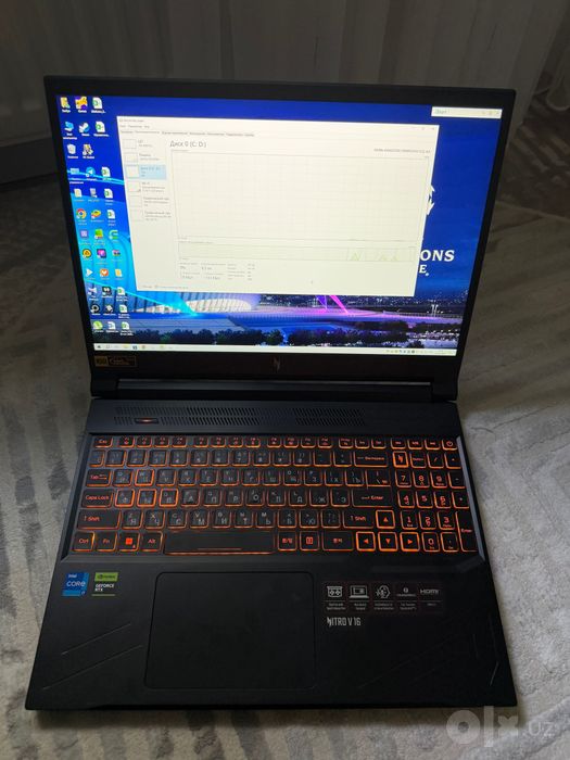 Acer nitro v 16 (intel core i7 14 avlod) 16gb/512gb ekran 180Hz wqxga