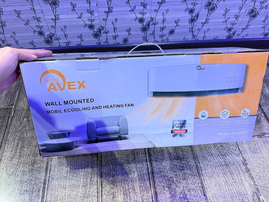 Настенный обогреватель и кондиционер GOLD AVEX