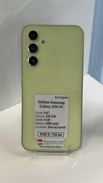 (Ag45 B.5150.45) Samsung A54 5G -Garantie 24 luni !