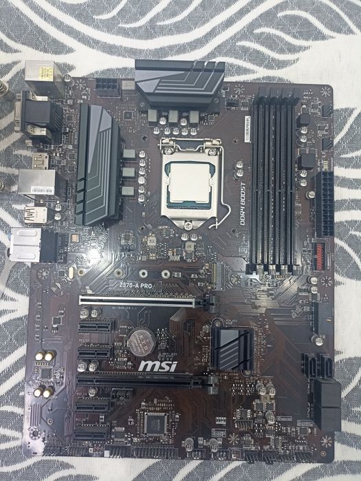 Комплект: i5-9600K + MSI Z370-A PRO + башенный кулер Deepcool