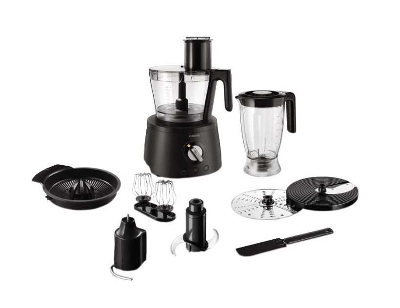Robot de bucatarie PHILIPS Avance Collection HR7776/90, 1300W, bol 2.4 l, blender 1.5 l, 12 viteze + Pulse, negru