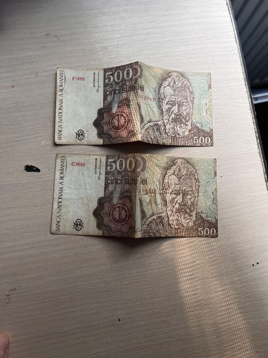 Vand bagnote vechi  din anul 1991 500 100 50