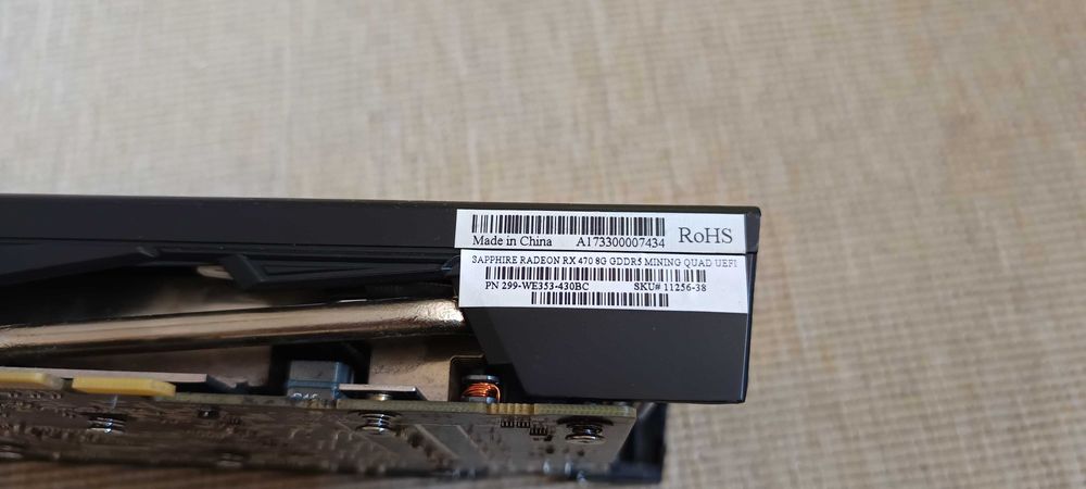 Placa video Sapphire Nitro Rx 470 8Gb DEFECTA