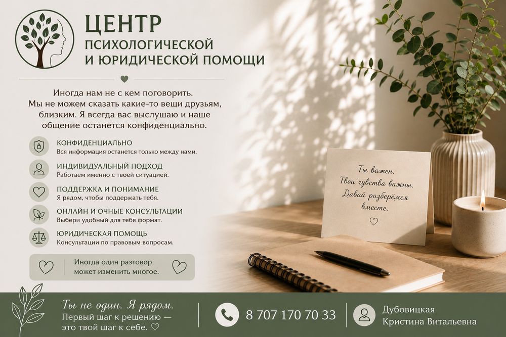Психологическая и юридическая помощь