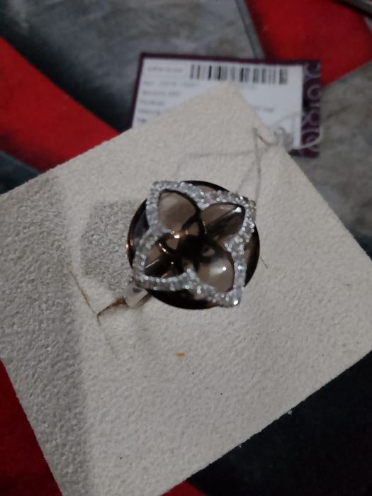 Золото белое  кольцо