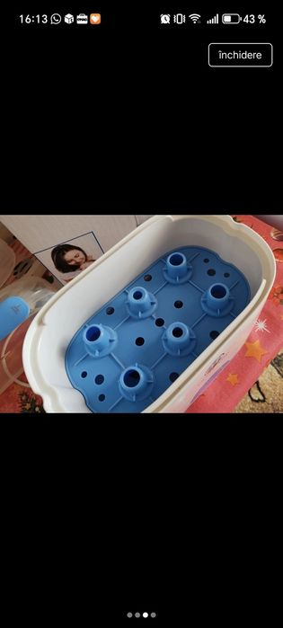 Sterilizator biberoane electric KidsCare cu abur