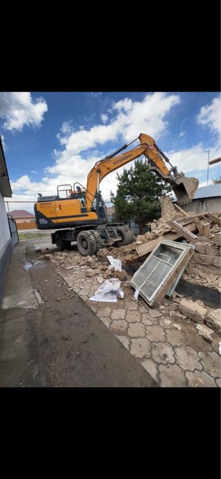 Услуги экскаватора, снос домов, зданий, фундамент, любой сложности