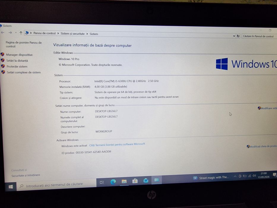Laptop HP EliteBook 840 G3 / Intel Core i5-6300U / SSD 240GB / Bang & Olufsen